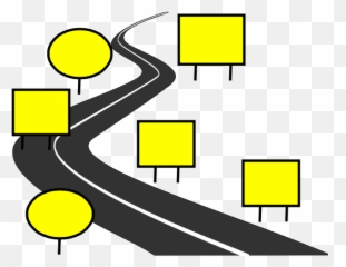 Road Map Clipart Transparent Png - Winding