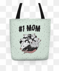 1 Mom Opossum Totes - Tote Bag Png,Opossum Png