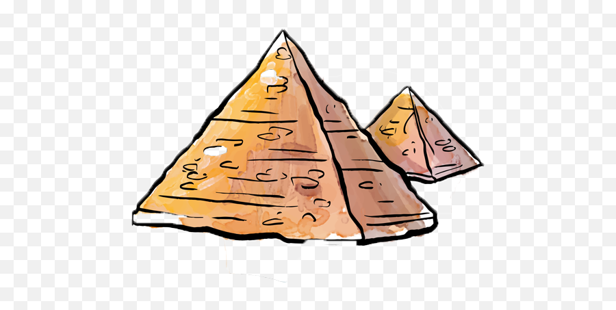 Egyptian Pyramids De Piramides - Ancient Egypt Pyramid Cartoon Png,Pyramids Png