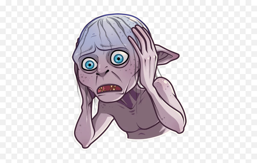 Gollum - Gollum Sticker Png,Gollum Png