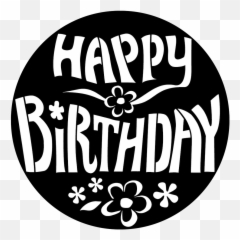Apollo Hip Happy Birthday - Png Black Background