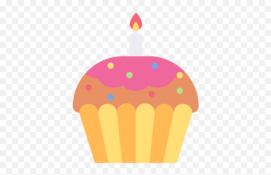 Cupcake Pastry Birthday Celebration - Cupcake De Aniversario Png,Birthday Cupcake Png
