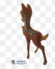 Wood Alebrije - Animal Figure Png,Bambi Png