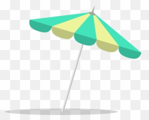 Beach Umbrella Flat Design - Flat Umbrella Png Download Transparent Background Umbrella Png Beach,Umbrella Transparent Background