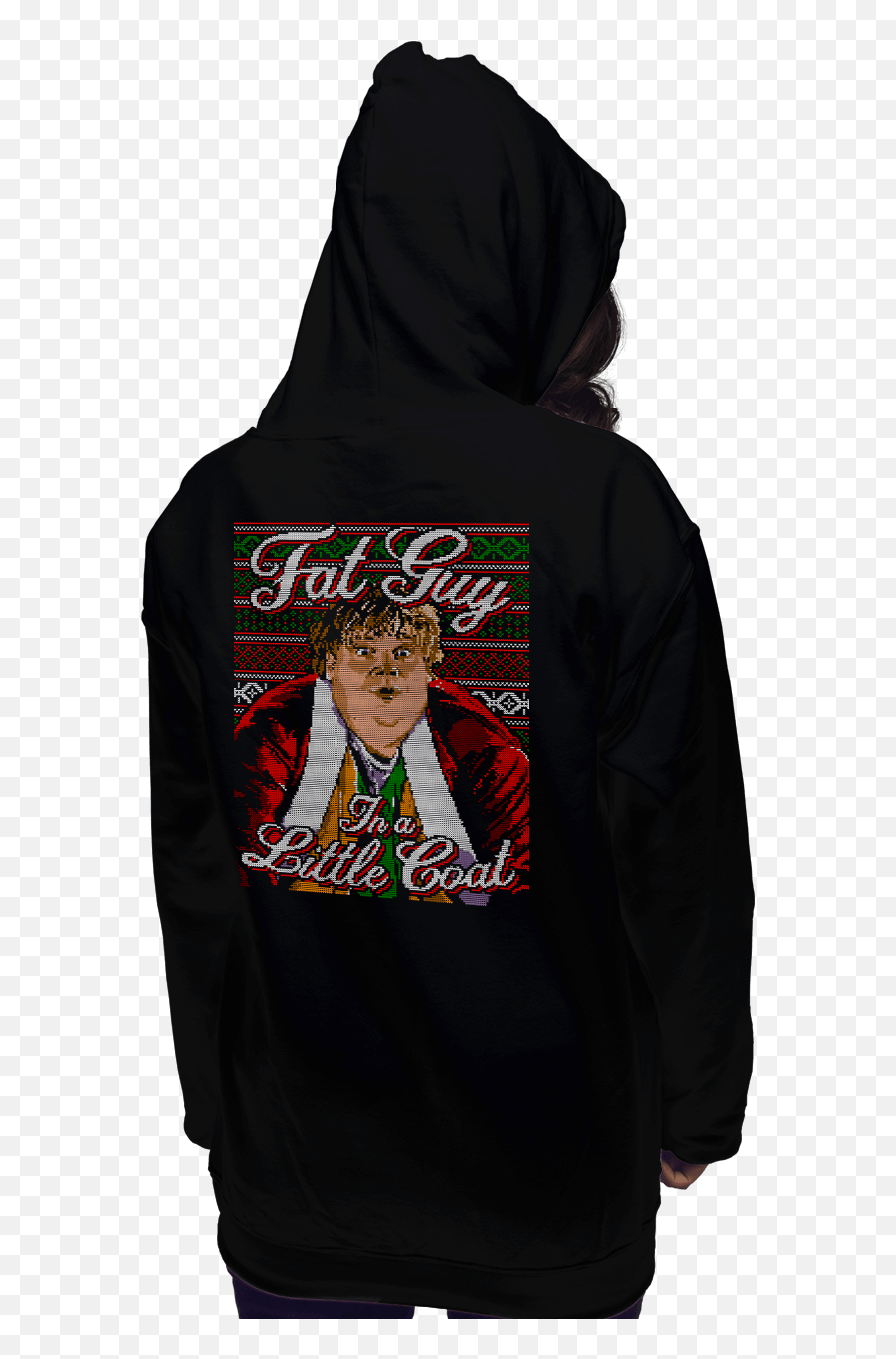 Fat Guy In A Little Coat - Hoodie Transparent Cartoon Hoodie Png,Fat Guy Png