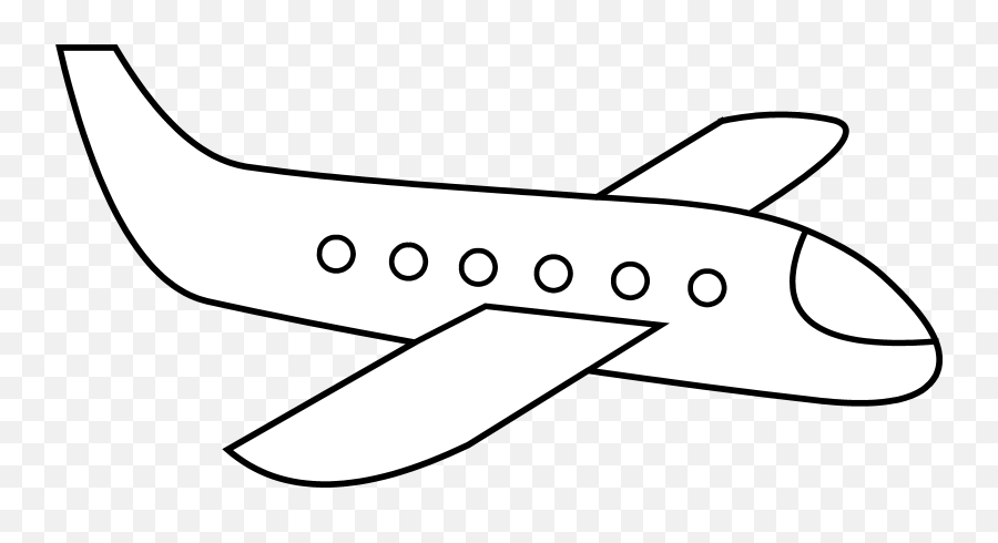 Grey Airplane Clip Art - Clipartix Simple Airplane Png,Airplane Clipart Transparent Background