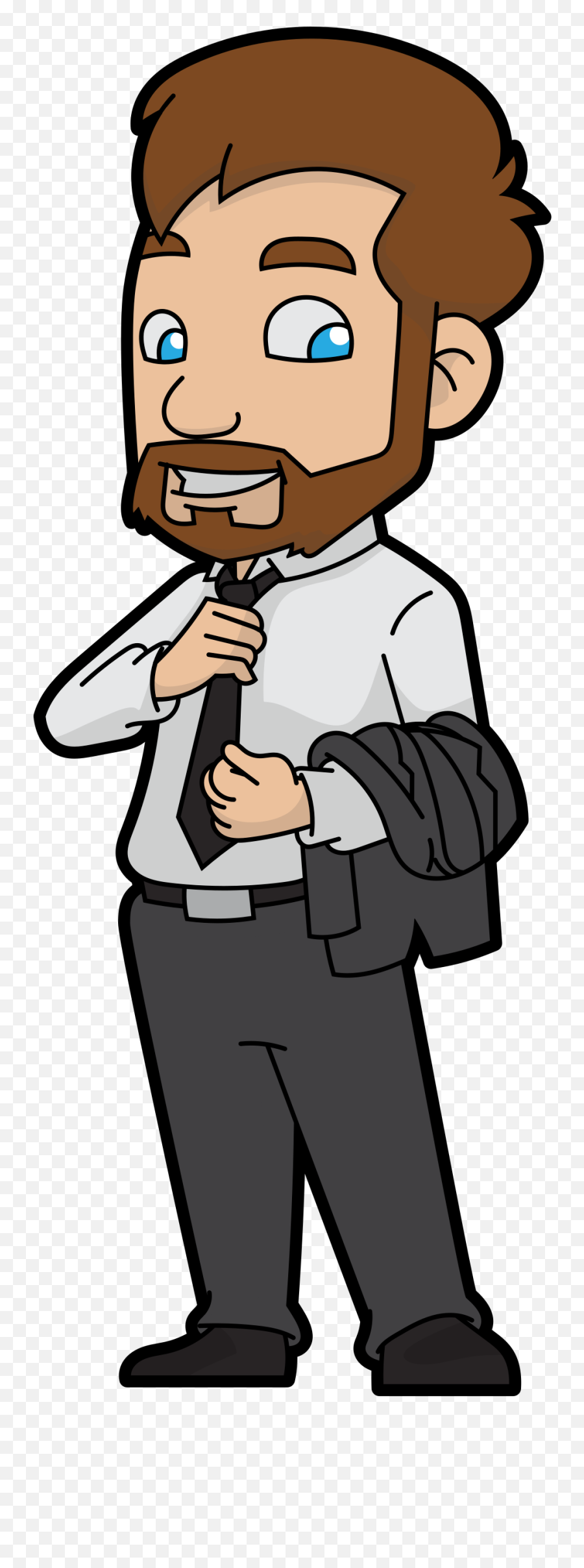 Filea Bearded Charming Cartoon Businessmansvg - Wikimedia Bearded Cartoon Png,Cartoon Beard Png