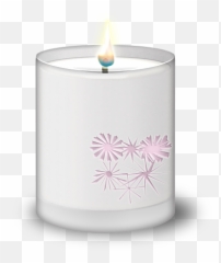 Frosted Glass Candle Icon - Diwali Icons SoftIconscom Candles In Transparent png
