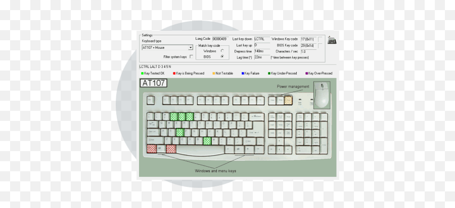 Passmark Keyboardtest - Keyboard Test Software Passmark Keyboard Test Png,Keyboard Transparent Background