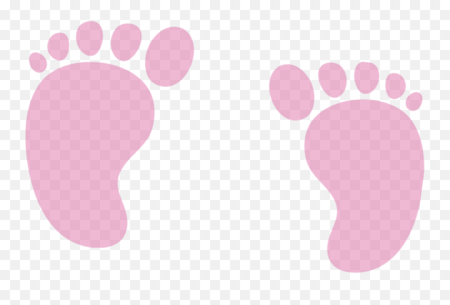 Babyfeet Baby Feet Footprint Print Pastel Pink - Foot Transparent Pink Baby Footprints Png,Foot Png