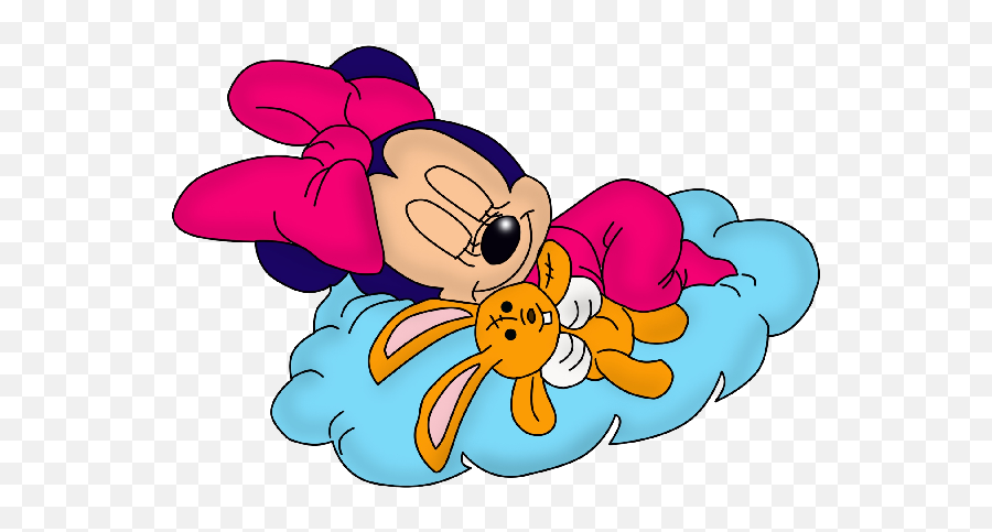 Mouse Clipart Transparent Background - Baby Minnie Mouse Sleeping Png,Mouse Transparent Background
