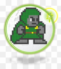 Filelittle Man With Green Cloak And Brown Beltpng - Pixel Art Facile Doom,Cloak Png