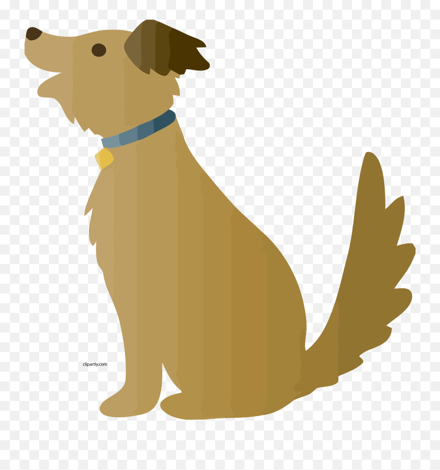 A Brown Cartoon Dog Begging For Food - Dog Sit Clip Art Png,Cartoon Food Png