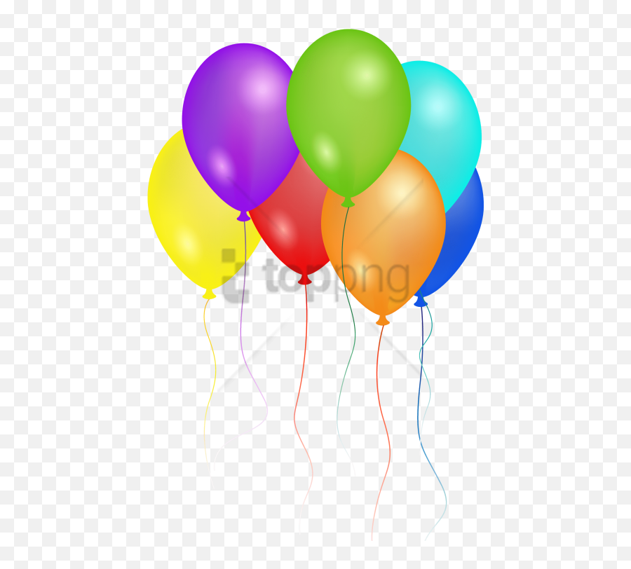 Free Png Happy Birthday Balloons Image With Transparent - Birthday Party Balloons Png,Baloons Png