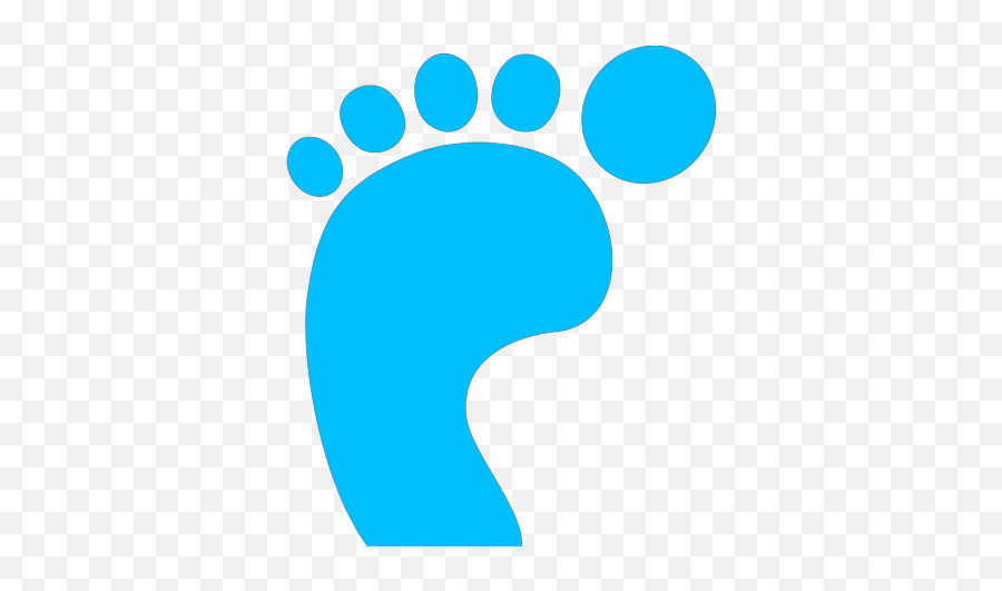 Blue Footprint Png Svg Clip Art For Web - Download Clip Art Cartoon Blue Footprint,Footprint Png