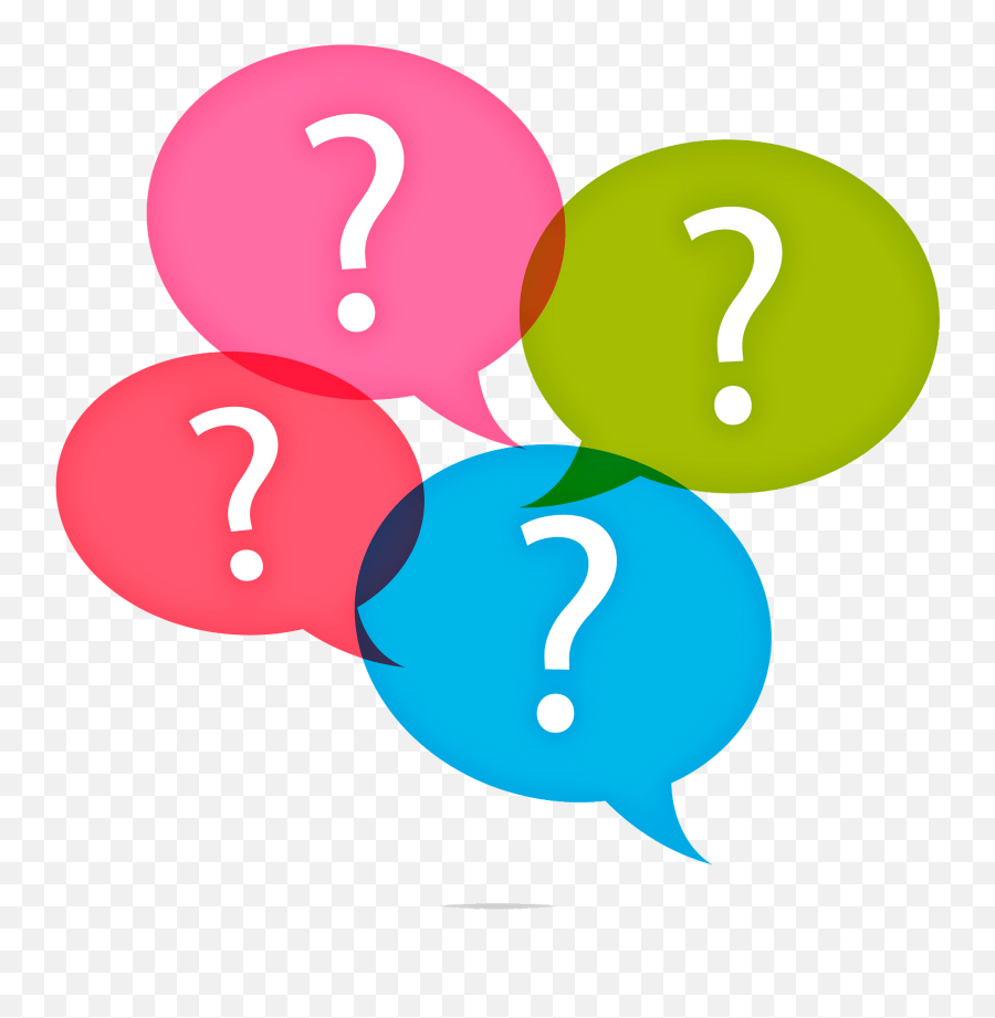 Speech Bubbles With Question Mark Clipart Free Download - Question Mark Clipart Png,Speech Bubble Transparent Png