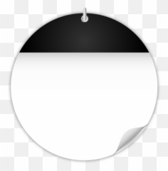 Download Calendar Black Circle - Date Icon Png PNG Solid