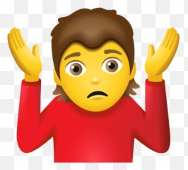 Person Shrugging Icon Png