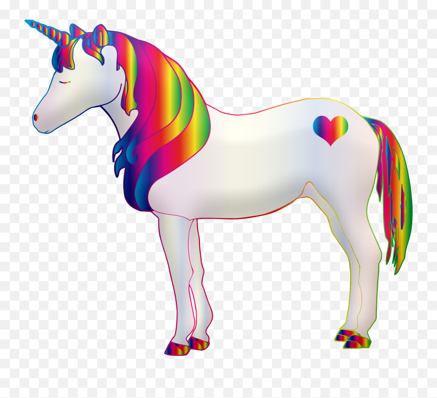 Fantasy Unicorn Rainbow Drawing - Unicorn Png,Rainbow Unicorn Png