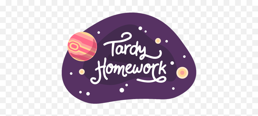 Tardy Homework Space Sticker Icon - Transparent Png U0026 Svg Easter,Homework Transparent