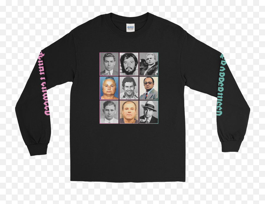 Top 9 Long Sleeve Black - Ric Flair Tee Shirts Png,Lucky Luciano Png