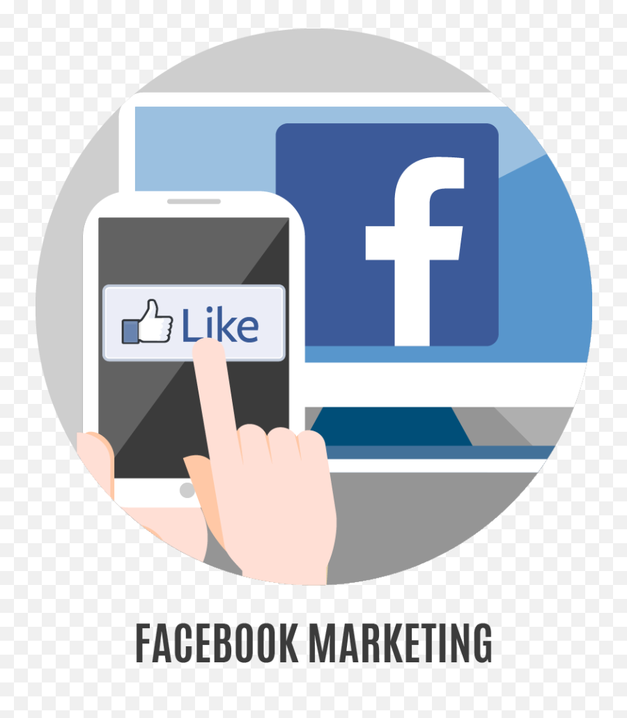Download Advertising - Facebook Marketing Icon Png Png Image Facebook App,Facebook Icon No Background