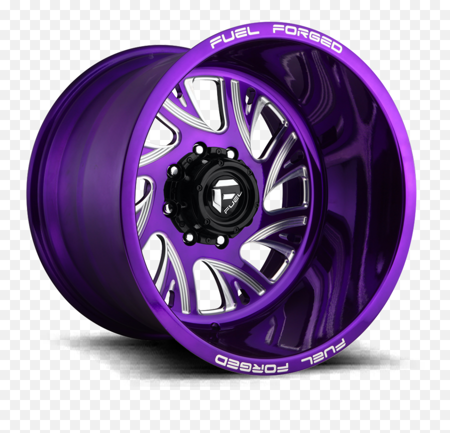 Ff41 8 Lug Candy Purplemilled 22x12 Blank - 51 Purple Fuel Wheels Png,Thompson Centerfire Icon