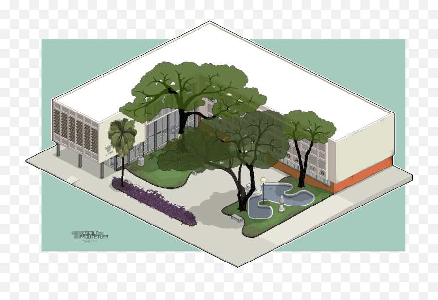 School Of Architecture Me Pixel Art 2020 - Escola De Arquitetura Ufmg Png,Simcity 2000 Icon