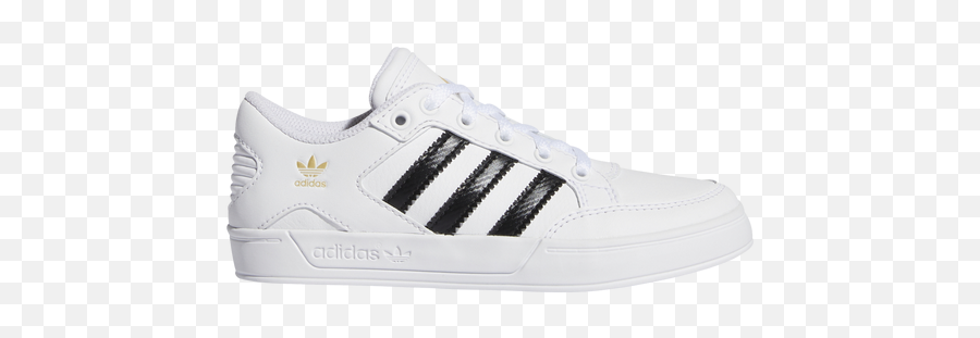 Adidas Originals Hardcourt Low - Boysu0027 Preschool Tennis Shoes White Black Gold Lace Up Png,Black And Gold Icon