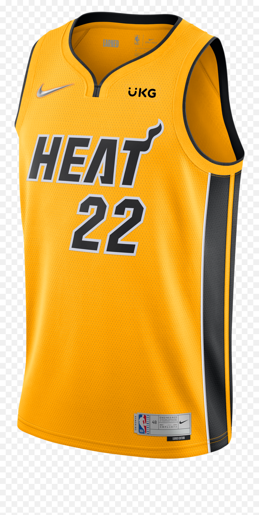 Jimmy Butler Nike Trophy Gold Swingman - Miami Heat Jersey Png,Butler Icon