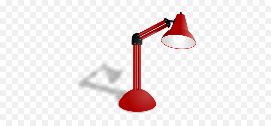 Free Lamp Light Vectors - Red Desk Lamp Transparent Png,Night Light Lamp Icon