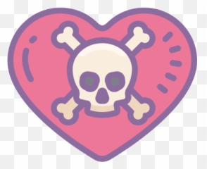 Skull Heart Icon U2013 Free Download Png And Vector - One Piece Frisbee Disc