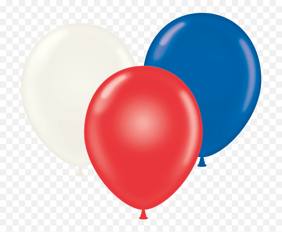 Red And White Balloons Png 1 Image - Red White And Blue Balloons Png,White Balloons Png