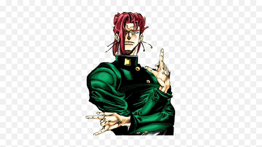 Sticker De Superinvisible Sur Risitas Jojo Kakyoin Pose - Kakyoin Noriaki Png,Kakyoin Png