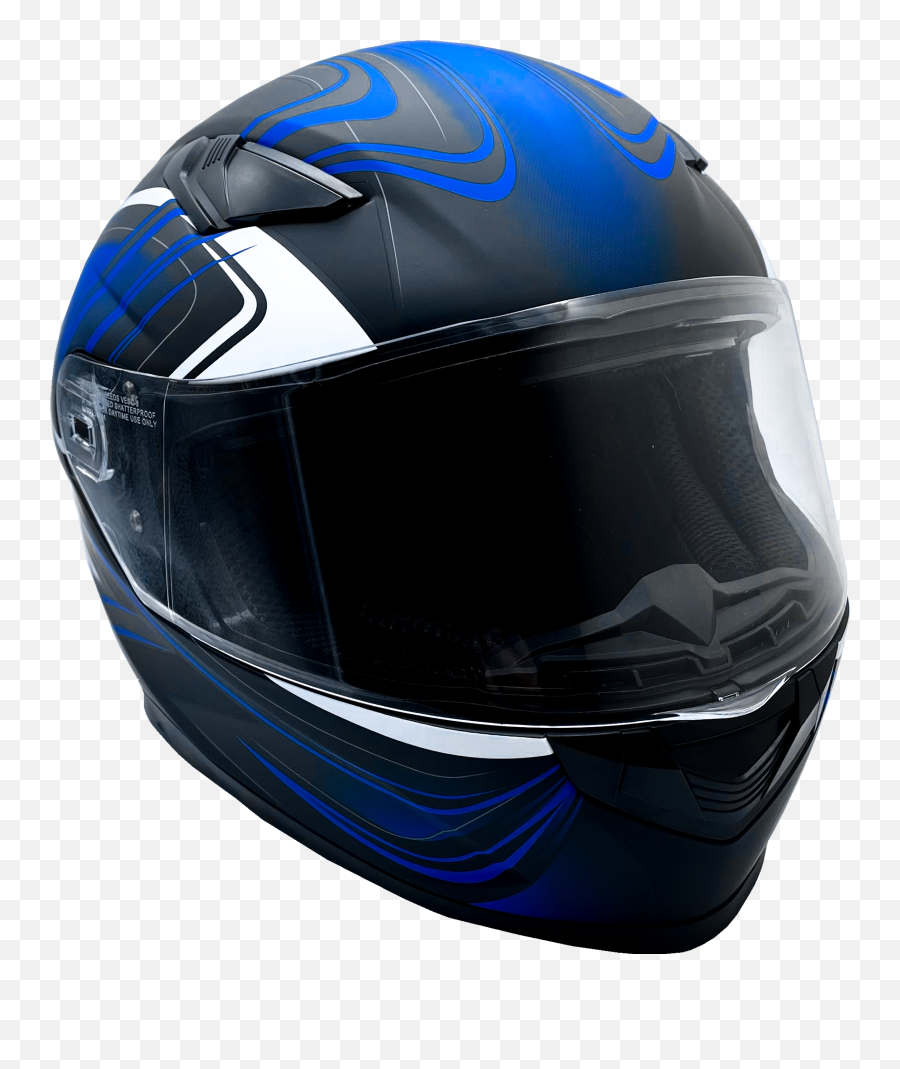 Adult Blue Full Face Snowmobile Helmet W Double Pane Shield - Motorcycle Helmet Png,Icon Airmada Helmet Review