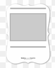 Showering Snowflakes 5x7 Unique Baby Invitations - Empty png