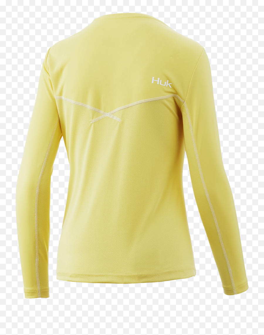 Huk Womens Icon X Long Sleeve Shirt - Canary Huk Gear Long Sleeve Png,Ladies Icon