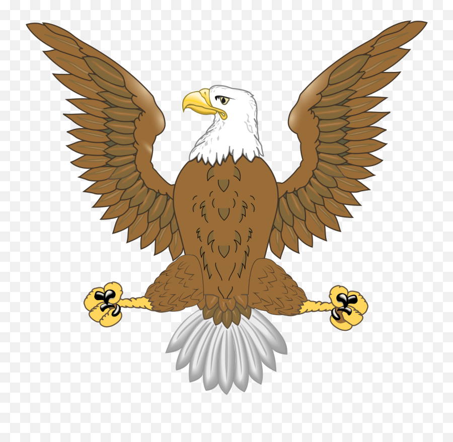 Fileheraldic Bald Eaglesvg - Wikimedia Commons Seal Of The Us Supreme Court Png,Bald Eagle Transparent