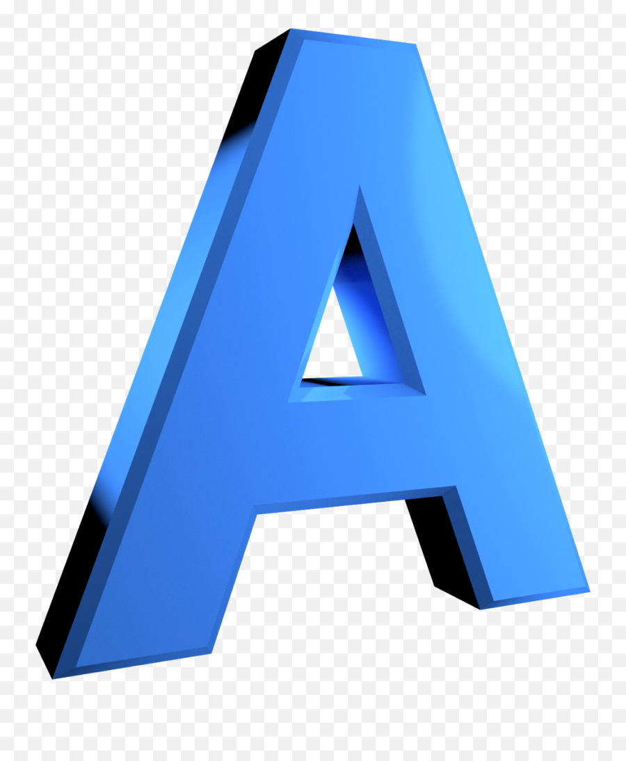 A Png 22 Image - 3d Alphabet Letters Png,A Png