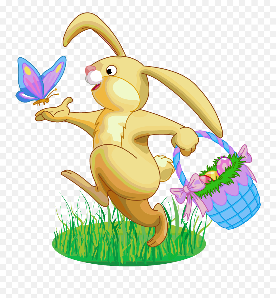 Easter Bunny Png Pic - Free Easter Bunny Clipart,Easter Frame Png