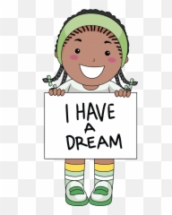 Martin Luther King Jr - Cartoon Dream png