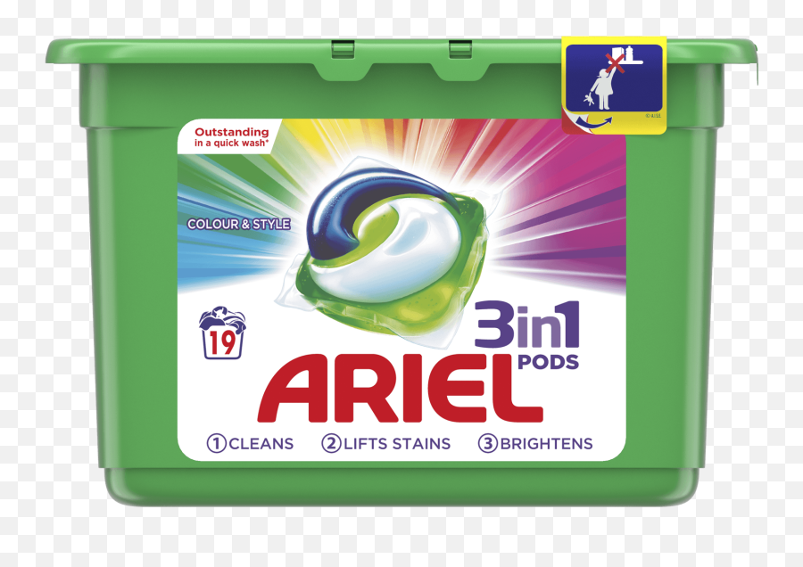 Download Ariel Pods Color - Ariel 3 In 1 Pods 15 Png,Tide Pod Transparent Background