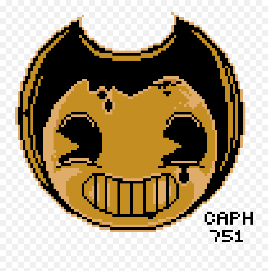 Bendy And The Ink Machine Logo Png - Bendy 2301046 Vippng Bendy Mask Pixel Art,Bendy And The Ink Machine Png