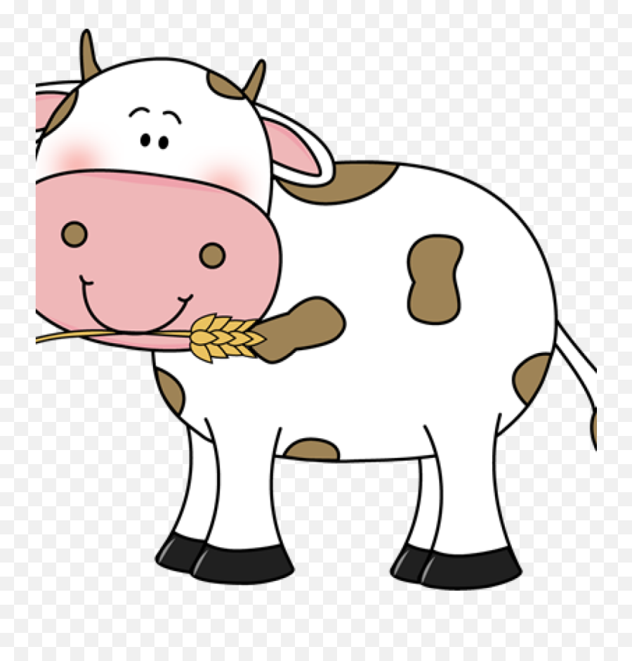 Free Cow Clipart Clip Art With Wheat In - Cute Cow Head Png,Wheat Transparent Background