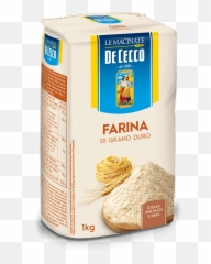 Farina Di Grano Duro Pasta De Cecco - De Cecco Semolina Flour Png,Flour Png