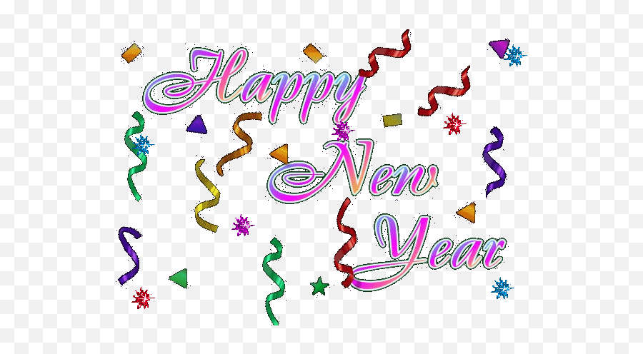 Happy New Year Transparent Gif 2 - Happy New Year Stickers Png,New Year Transparent