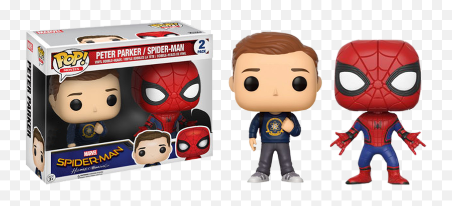 Spider - Man Homecoming Peter Parker And Spiderman Us Target Funko Pop Exclusive Png,Spider Man Homecoming Png