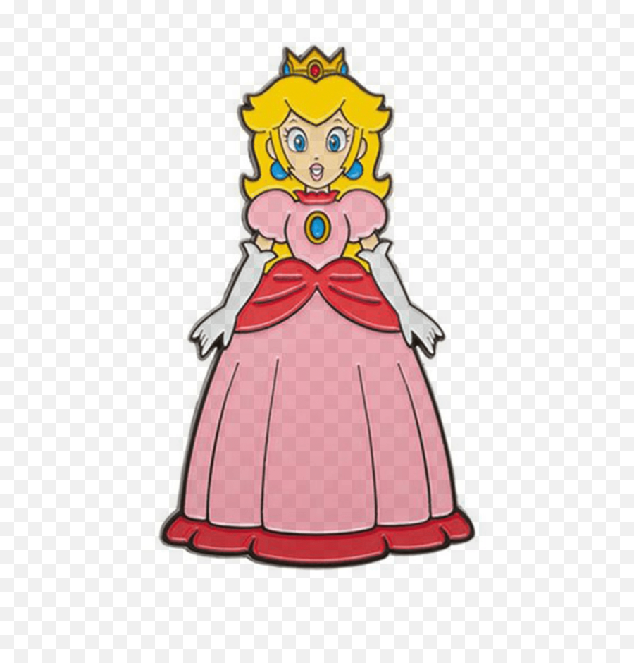 Super Mario Bros Princess Peach 3 - Inch Lapel Pin Princess Peach Png,Princess Peach Transparent