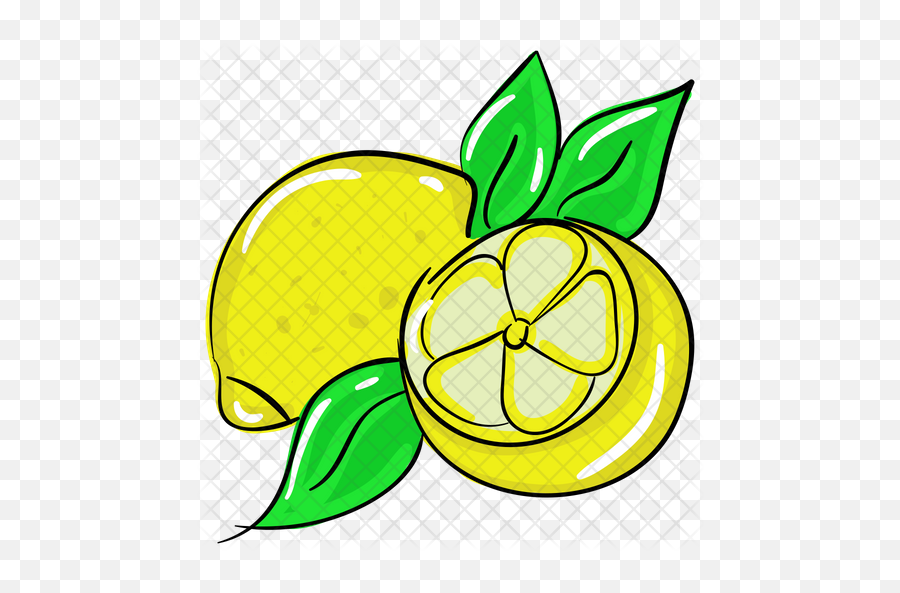 Lemon Slice Icon Of Doodle Style - Clip Art Png,Lemon Slice Png
