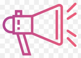 Megaphone - Free marketing icons Pink Transparent png